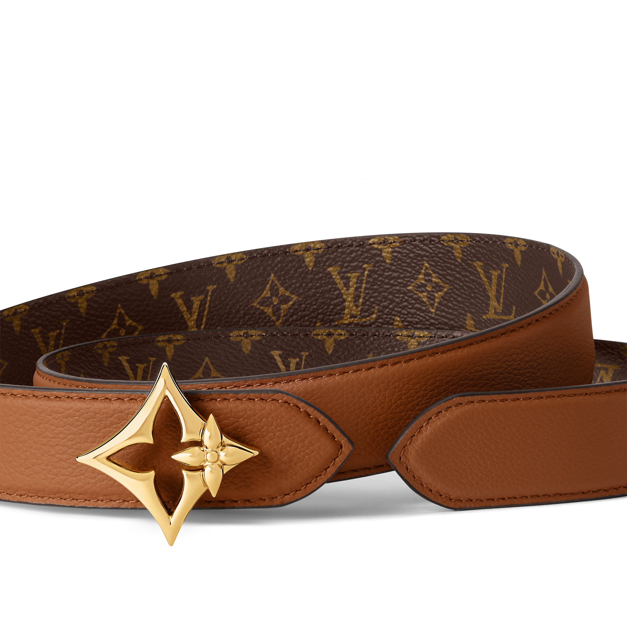 Louis Vuitton フラワーモチーフ ベルト LV Flowergram 30mm Reversible Belt Monogram - Women